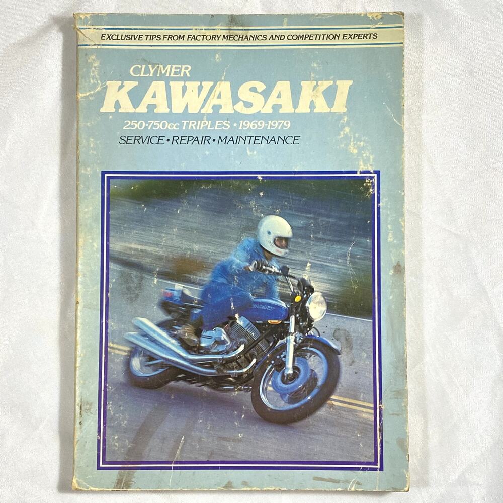 Clymer Kawasaki 250 750cc Triples Service Repair Maintenance Manual 1969 1979